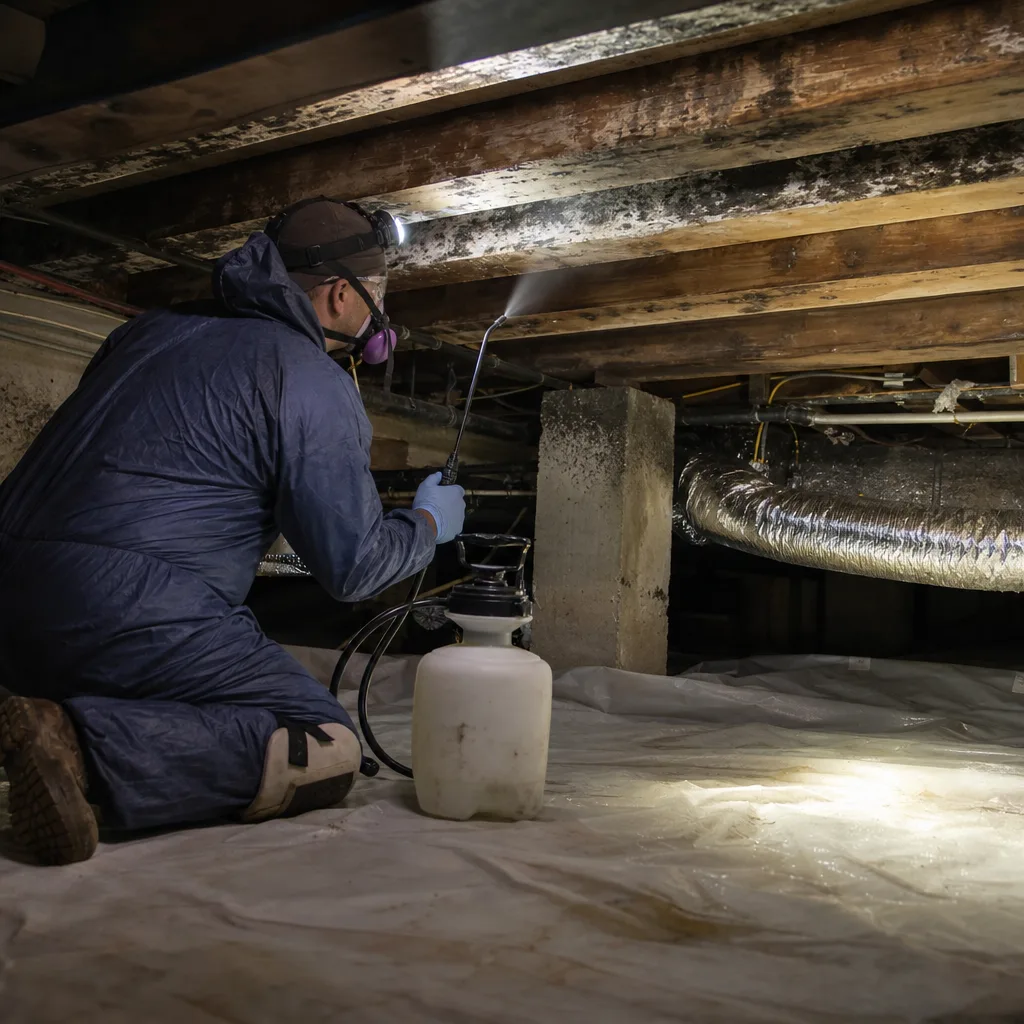 Crawl Space Sewage Removal